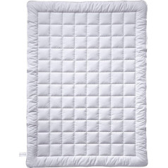 billerbeck Jasmin Superlight Summer Duvet - 135 x 200 cm - Cotton Cooling Duvet - 90% Viscose (Bamboo) 10% Polyester (Airsoft), White