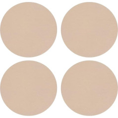 PATIKIL 4 Pieces 250mm Outer Diameter Ceramic Drying Plate, 8mm Thickness Round Clay Wedge Plate Sculpture Base Plate Pottery Wheel Bat Without Holes Sand Table Baking Model Bottom Block