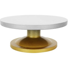 Focket Potter's Wheel, Metal Thickened Non-Stick Mud Potter's Wheel, Turntable, Clay Modelling Sculpture, Reversible Plate, Good Load Capacity, Good Accessories for Ceramic Machine (33 cm)