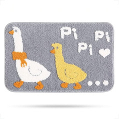 Cute Bath Mat for Bathroom Non-Slip Soft Bath Mat for Showers Cute Plush Microfibre Super Absorbent Plush Rug for 50 x 80 cm