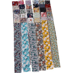 Entatial Jelly Roll Heavy Duty Jelly Roll Fabric Rich Colors for Tablecloth for DIY Clothes