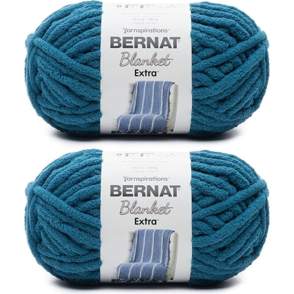 Bernat Blanket Extra Velvet Yarn 2 Pack 300g Polyester 7 Jumbo 97 Yards - Knitting/Crochet