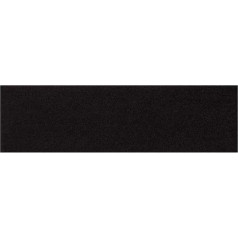 Salonloewe Efia Floor Mat Mini Mat Washable, Plain, Black , 30 x 100 cm