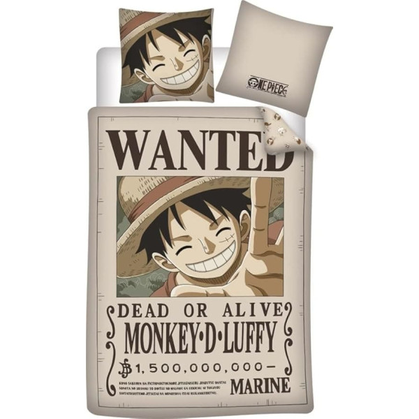 One Piece - Juego de Funda nórdica y Fundas de Almohada, 009OP-DVM