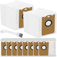 Vacuum Cleaner Bags for Proscenic M7 Max M8 PRO, Neabot NoMo N1+, N1 Plus, N2 Robot Vacuum Accessories Large Capacity Leakproof Dust Bags (Pack of 10)