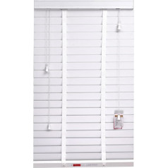 REHAN & CO Jalousie aus Kunstholz, mit Klebeband, zuschneidbar, 50 mm Lamellen, 45 x 213 cm, Weiß