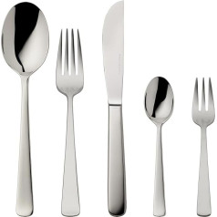 Robbe & Berking Atlantic Brillant 5-Piece Dinner Cutlery Set (18/8 Stainless Steel)