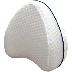 Orthopedic Pillow for Legs and Knees, Ergonomic Pillow for Sleeping, Relieves Back and Hip Pain, Breathable Memory Foam with Washable Cover
