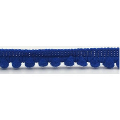 5 Yards 10 mm Pompoms Border for Crafts, Decorative Ribbon with Balls Pom Poms, Fringe Trim Decorative Ribbon, Fringe Bobble Ribbon, Sewing Accessories for DIY Crafts, Clothing, Costumes,
