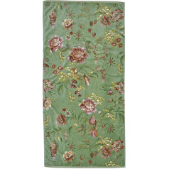 PIP STUDIO Secret Garden Shower Towel Green 70 x 140 cm (Pack of 1)
