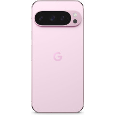 Google Pixel 9 Pro Android Smartphone with Gemini without SIM Lock, Triple Rear Camera System, 24 Hours Battery Life and a 6.3 Inch Super Actua Display - Rose Quartz, 128GB