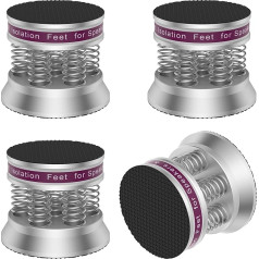 Speaker Absorber Feet Pack of 4 Spring High End Damper for HiFi Boxes Subwoofer Turntable Amplifier CD DVD