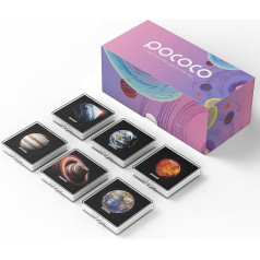 Realistic Discs for POCOCO Galaxy Home Planetarium Projector, 5k Ultra HD, 6 Pieces (Without Projector) (Solar System)