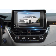 BIBIBO Premium Navigation Film for Toyota Corolla Hybrid/Hatchback 2022 2023, 8 Inch PET Screen Protector Car, Toyota Corolla Scratch-Resistant Screen Protector, Screen Protectors (Pack of 2)