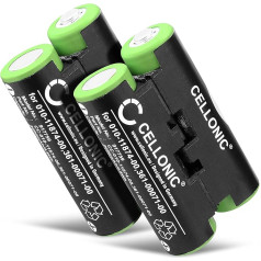 CELLONIC, 2 x Navigation Battery Compatible with Garmin Oregon 700, 600, 750t, 650, 600t (2000mAh, 2.4V)