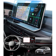 LFOTPP 12.9 Inch Navigation Screen Protector for V W Golf 8.5 2025 2026 Facelift Discover Touch Screen, Tempered Glass 9H Screen Protector for Golf MK8.5 GTI GTE GTD Anti-Scratch Screen Protector