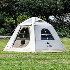 TAILI Inflatable Camping Tent, 2/4/6/8 Person Tents for Camping, Big Air House Tent, Easy Setup, Large Inflate Tents for Outdoor Camping, Quick Assembly for Family Outdoor Adventures