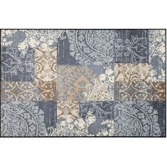 wash+dry Door Mat, Polyester Grey, 115 x 175 cm