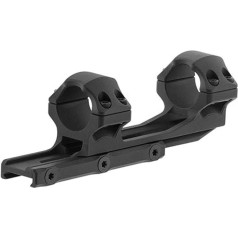 UTG Unisex UTG Accusync 1 Inch Profile Full 50 mm Offset Ring Cover Intergral Mounting, Black, One Size EU