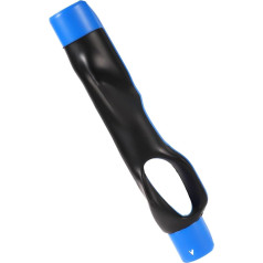 Golf Swing Trainer, 15.5 cm Long Black and Blue Golf Grip Training Aid Portable Non-Slip Golf Swing Aid Golf Wrist Trainer for Correct Hand Position and Grip