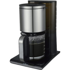 18100003 Design Stainless Steel 12 Cups Coffee Machine 1050 Watt Warming Function PTC Heating Element