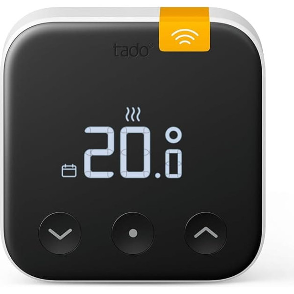 tado Wireless temperature sensor X, additional product for smart radiator thermostats X, for optimal radiator control, energy and cost saving, easy DIY installation, not compatible with tado° V3+