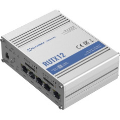 Maršrutētājs lte rutx12 (cat 6), wifi, ble, gnss, ethernet