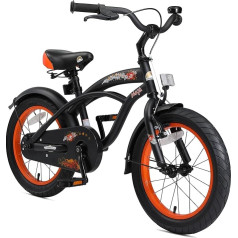 BIKESTAR Kinderfahrrad für Jungen ab 4-5 Jahre | 16 Zoll Kinderrad Cruiser | Fahrrad für Kinder | Risikofrei Testen