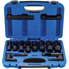 BGS 1149 Oxygen Sensor Socket Set, Black/Blue, 14-Piece