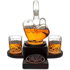 Krown Kitchen - MiddleFinger Decanter Pack of 2