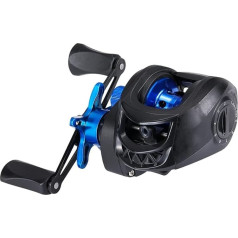 Baitcast-Angelrolle, 7,2:1, Übersetzung, magnetisches Bremssystem, Wurf-Angelrolle, max. Zugkraft 10 kg, Modell 7, Rechtshänder
