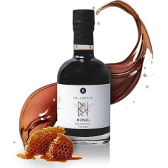 Deligreece Honey Balsamic Vinegar | Traditionally Made Balsamic of Crete | Intense and Unique Balsamic with Thyme Honey | Handmade White Wine Vinegar from Greece (250 ml)