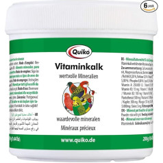 Quiko Vitamin Lime 6 x 200 g – Minerals for Ornamental Birds