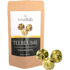 Tea Flowers Gift Set 10 Pieces Tea Flower Green Tea Marigold Flowers Floral Sweet Tea Gift Set - TeaClub Green Tea (10 Pieces (Pack of 1)