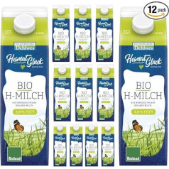With Pufai Grocery Dehlwes Durable Milk H Milk with %3.8 Fat Ultra High Heated, Homogenised 1000 ml x 12 Pieces