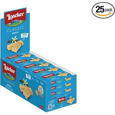 Loacker Vanilla Wafers 45 g (Pack of 25)