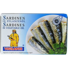 Sardines in vegetable oil / sardinas en aceite vegetal - 120 g