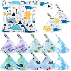 Pipi Teepee Baby Boy 12 Pieces Pee Teepee Baby Nappy Caps and 1 Piece Nappy Bag, Strong Water Absorption Stay Dry When Changing Nappy More Comfort, Boys Nappy Changing Accessories
