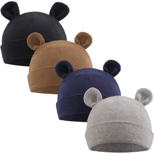 XIAOHAWANG Baby Hat Newborn Girls Boys Hat Baby Beanie Cotton for 0-12 Months Babies Unisex First Hat