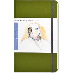 Global Art Materials Artist Journal, Cadmium Green, Large Portrait