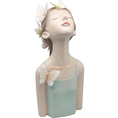 Lesser & Pavey Papillon Chic Butterfly Green 60 cm Girl Figure for Home and Office | Home Decoration Ornament Gift for Women | Living Room Elegant Fairy Girl Statue | Beautiful Indoor Figure