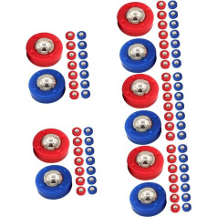 Shuffleboard-bälle Für Zubehör Tischplatte Mini -schiebekugeln Minikugelrolle Erwachsene Ersatz-Shuffleboard-Rollen Outdoor-Shuffleboard-Pucks Stahl