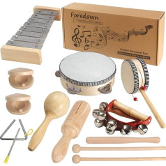 Wooden Musical Instruments Set