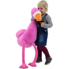10974 Flamingo Pink Plush 100 cm Pink