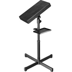 Tattoo Armrest Stand with Tray - ZHOOGE Tattoo Arm and Leg Rest Stand Height Adjustable Soft Sponge Pad for Tattoo Studio Tattoo Accessories