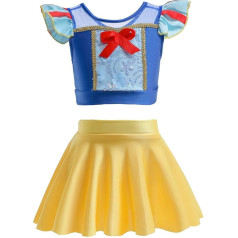 NEWEPIE Princess Two-Piece Tankini Swimsuit for Baby Girls Swimsuits Swimwear Swimming Bikini Sets
