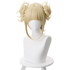 PUYYDS Anime My Hero Academia Boku No Hero Academia Cosplay Wig Costume Himiko Toga JK Uniform Pullover Coat Halloween Clothing