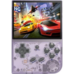 RG35XX Handheld Game Console, 3.5 Inch IPS Screen Linux System Retro Video Games Console, Built-in 64G + 128G TF Card 8000+ Classic Games, Supports HDMI TV Output