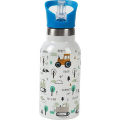 IDRINK® - Revolutionary Kids Thermos Flask, 2 Walls, Stainless Steel Bottle, Capacity 350 ml Kids (Truck)