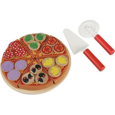 Wooden Vegetable Pizza Toy DIY Pizza Game Food Set Kids Kitchen Role Play Toys Educational for Children